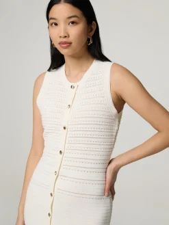 Midikleid mit Lochstrick CIMEA