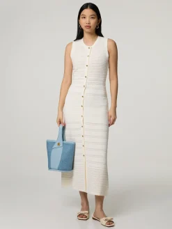 Midikleid mit Lochstrick CIMEA