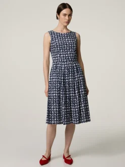 Midikleid mit Muster