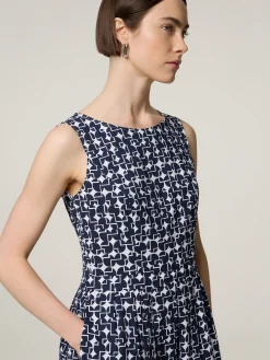 Midikleid mit Muster