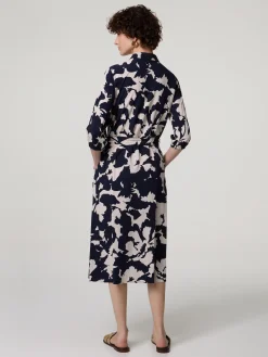 Midikleid mit Muster
