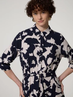 Midikleid mit Muster