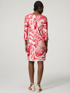 Midikleid mit Muster