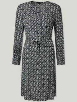 Midikleid mit Muster