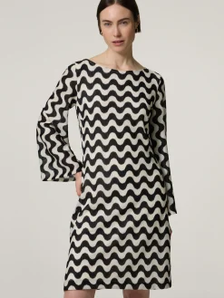 Midikleid mit Muster