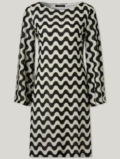 Midikleid mit Muster