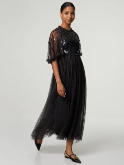 Midikleid mit Pailletten