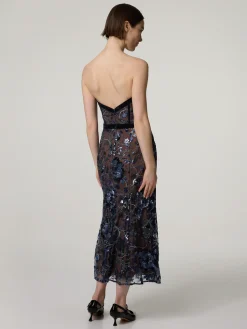 Midikleid mit Pailletten CLIMBING