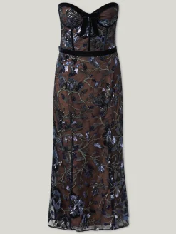 Midikleid mit Pailletten CLIMBING