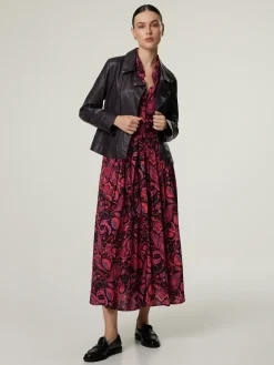 Midikleid mit Paisley-Print