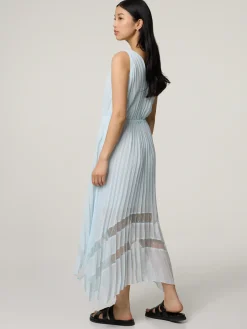 Midikleid mit Plissee