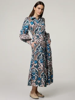 Midikleid mit Print ROSETTA