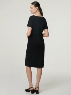 Midikleid mit Raffung