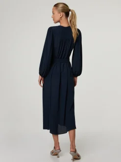 Midikleid mit Seide ELISIR