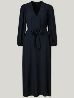 Midikleid mit Seide ELISIR