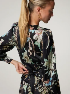 Midikleid mit Seide FABIANNADEA