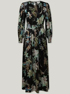 Midikleid mit Seide FABIANNADEA