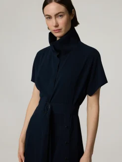 Midikleid mit Stehkragen