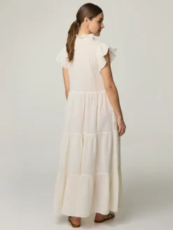 Midikleid mit Volant