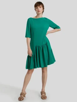 Midikleid mit Volants