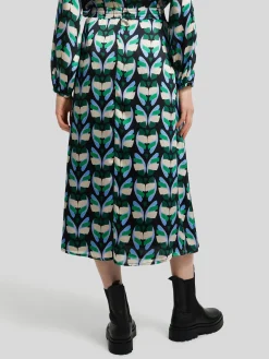 Midirock mit Print CICAMEE