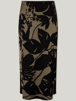 Midirock mit Viskose