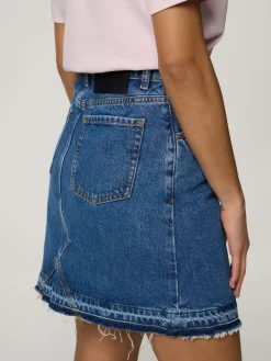 Minijupe aus Denim