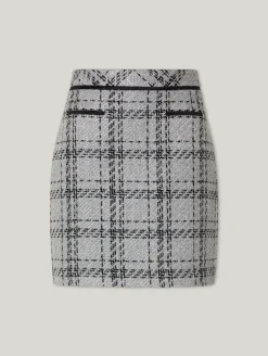 Minijupe aus Tweed