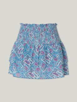 Minijupe mit Paisley- Print