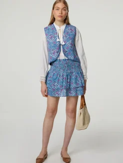 Minijupe mit Paisley- Print