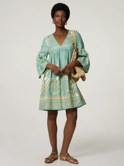 Minikleid aus Leinen