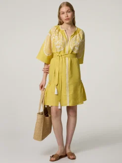 Minikleid aus Leinen