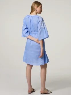 Minikleid aus Leinen