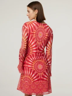 Minikleid mit Allover-Print