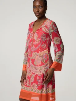 Minikleid mit Allover-Print