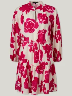 Minikleid mit Leinen