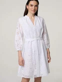 Minikleid mit Lochstickereien