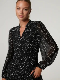 Minikleid mit Rüschen CALISTE