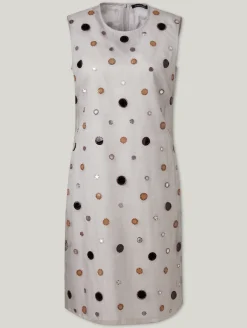 Minikleid mit Stickereien