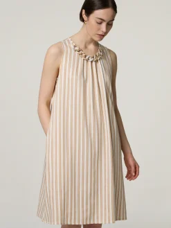 Minikleid mit Streifen