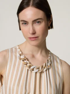 Minikleid mit Streifen