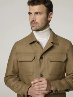 Overshirt aus Schurwolle