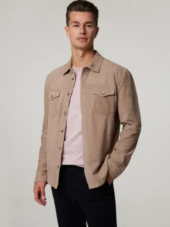 Overshirt aus Ziegenleder