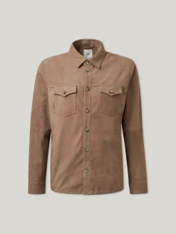 Overshirt aus Ziegenleder