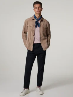 Overshirt aus Ziegenleder