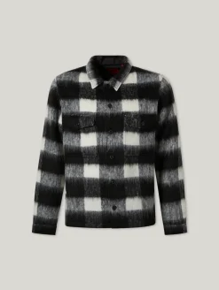 Overshirt mit Karo-Muster