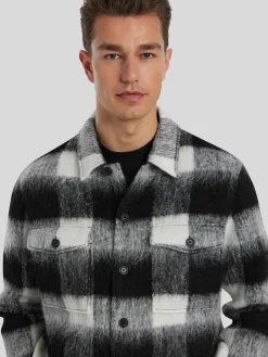 Overshirt mit Karo-Muster