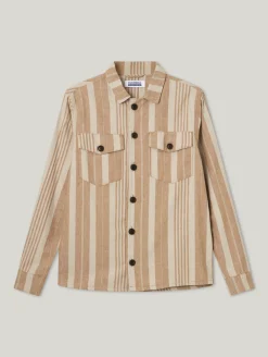 Overshirt mit Leinen