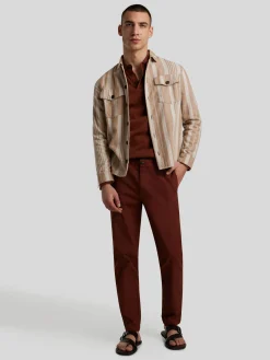 Overshirt mit Leinen