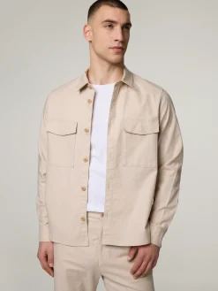 Overshirt mit Leinen